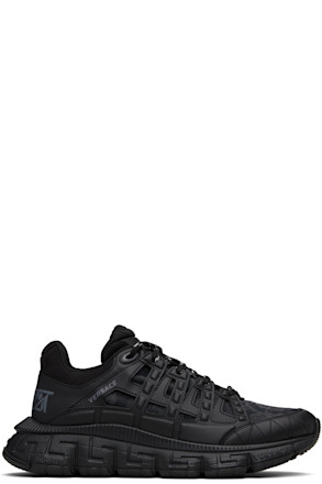 Black Barocco Jacquard Trigreca Sneakers