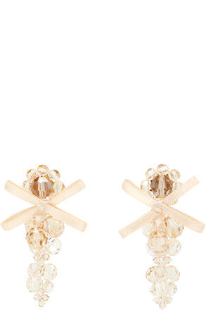 Petite Bow Cluster Earrings