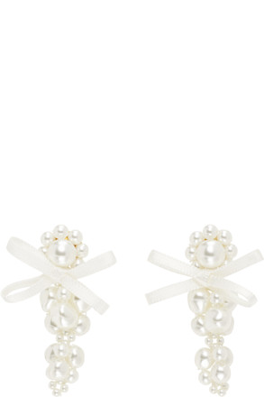 Petite Bow Cluster Earrings