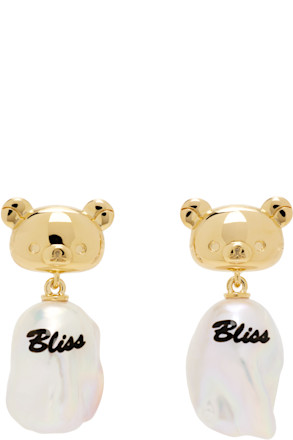 Rilakkuma Edition Bliss Baroque Pearl Earrings
