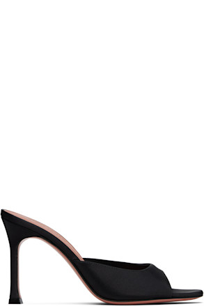 Black Alexa Slipper 95 Heeled Sandals