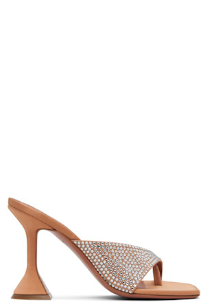 Tan Shiona Slipper 95 Heeled Sandals