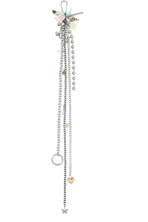 Silver Feisty Keychain