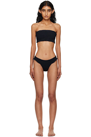 Black Tracey Frill Bikini