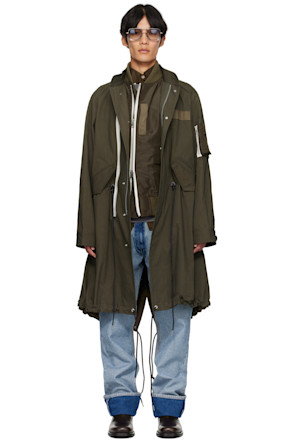 Khaki Rip Stop Coat