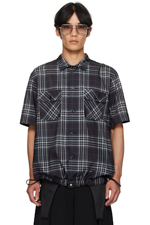Black Plaid Shirt