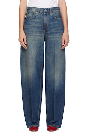 Blue Loose Roomy Jeans