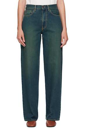 Blue Wide Jeans