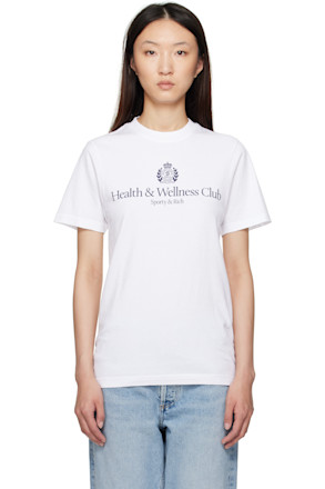 White H&W Crest T-shirt