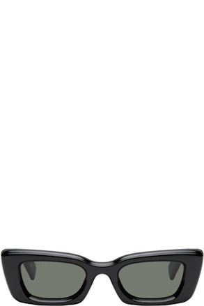 Black GG Big Cat Eye Sunglasses