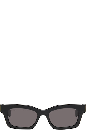 Black Cat-Eye Frame Sunglasses