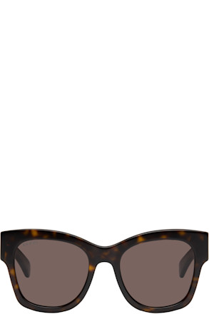 Brown Butterfly Frame Sunglasses