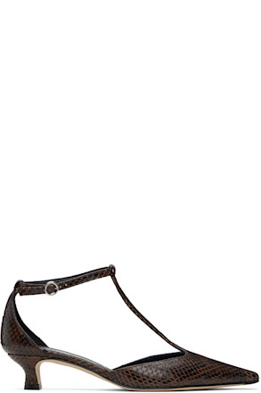 Brown Liz T-Bar Heels