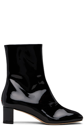 Black Millie Patent Leather Boots