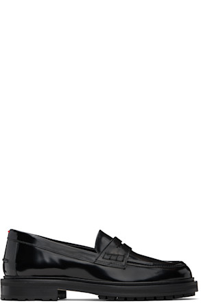Black Leon Loafers