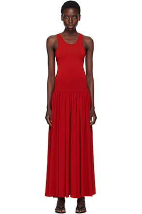 Red Jada Maxi Dress