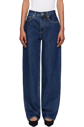 Blue Samur LDS Straight Leg Jeans