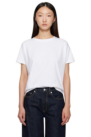 White Basiluzzo LDS Short Sleeve T-shirt