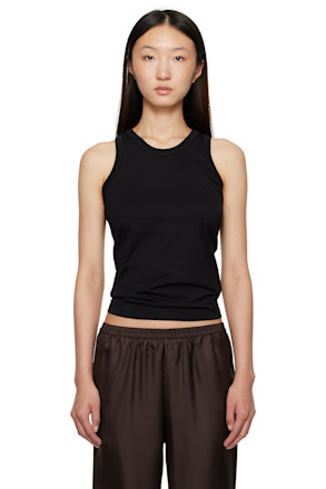 Black Poso LDS Cotton Tank Top