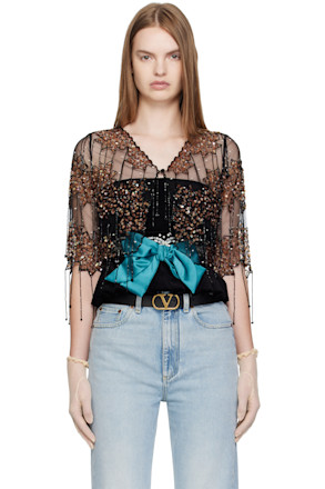 Black Sequinned Jacket
