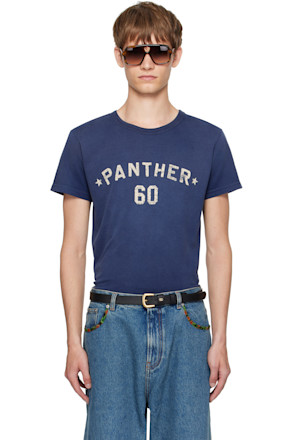 Navy 'Chez Valentino' T-shirt