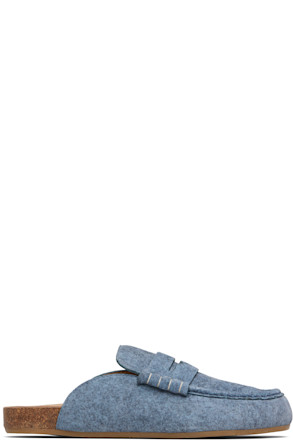 Blue Stitch Loafers