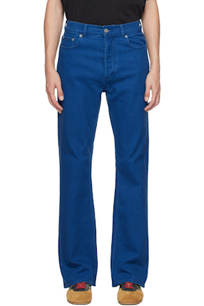 Blue Bootcut Jeans