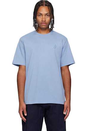 Blue Embroidered Anchor T-shirt