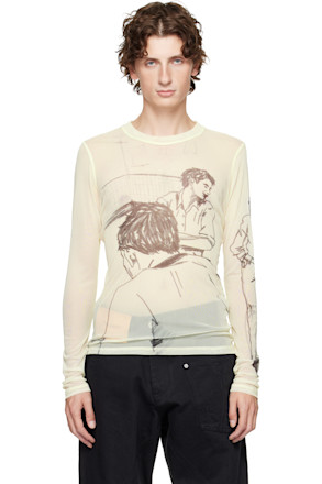 Off-White Long Sleeve Underpinning T-shirt