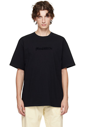 Black Logo Embroidery T-shirt