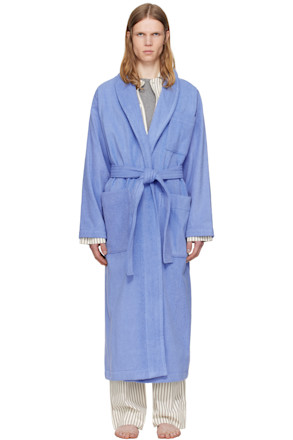 Navy Terry Classic Bathrobe