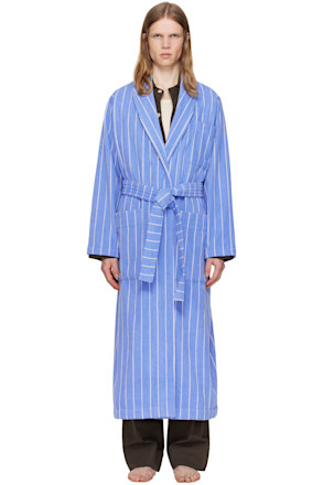 Navy Terry Classic Bathrobe
