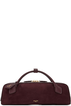 Burgundy 'Le Teckel' Clutch Bag