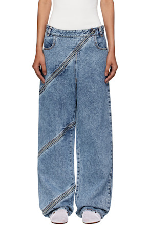 Blue Spiral Jeans