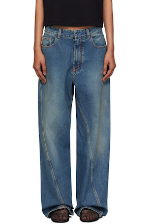 Blue Twisted Jeans