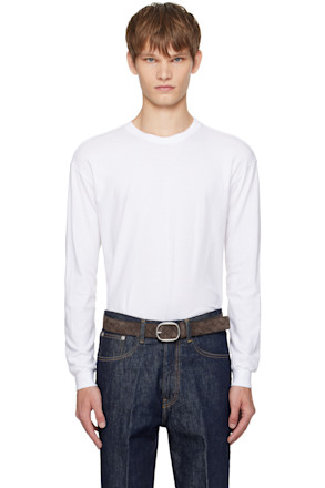 White Seamless L/S T-shirt