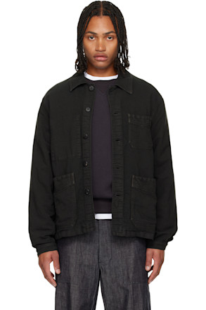 Black Travail Coverall Moleskin DMGD Jacket