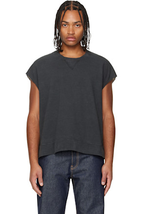 Black Mondo Dual Sweat S/L DMGD Tank Top