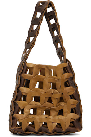 Tan & Brown Links Bag