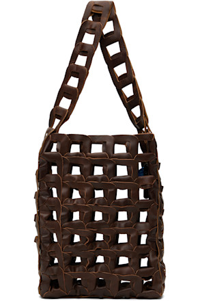 SSENSE Exclusive Brown Medium Links Tote