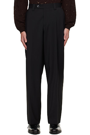 Black Study Trousers