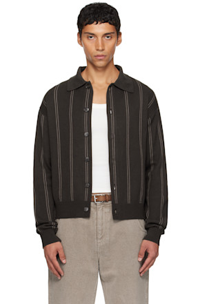 Brown Formal Cardigan