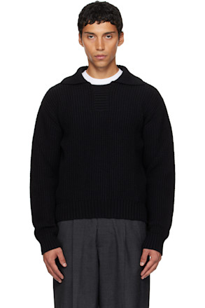 Black Collar Sweater