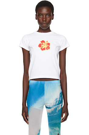 White Flower Mini T-shirt