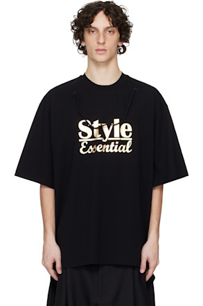 Black 'Style' T-shirt