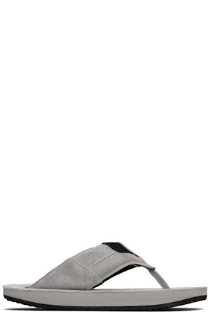 Gray XXL Flip-Flops