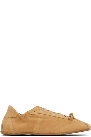 Tan Ballerina Sneakers