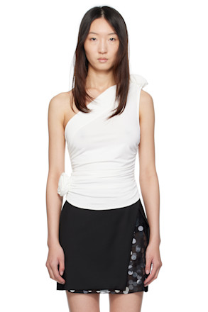 White One-Shoulder Top