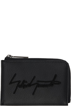 Black Signature Short Wallet