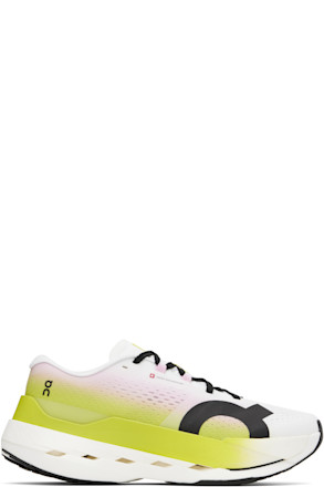 White & Green Cloudboom Max Sneakers